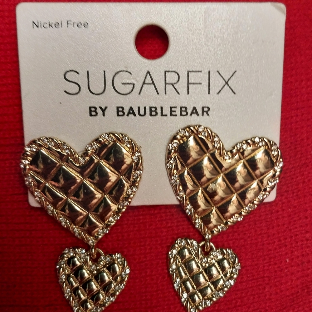 SUGARFIX By Gaublebar Heart Earrings